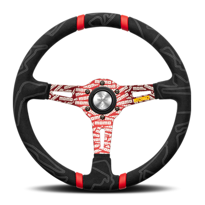 MOMO ULTRA RED STEERING WHEEL U-02