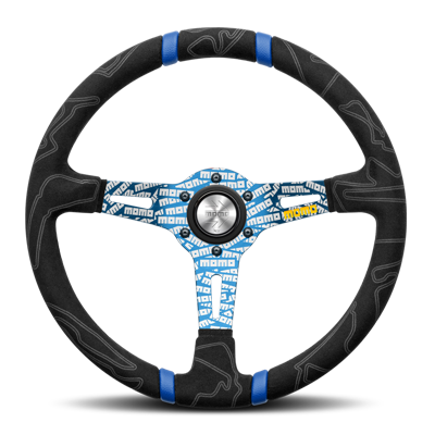 MOMO ULTRA BLUE STEERING WHEEL U-03