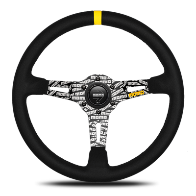 MOMO ULTRA JPN BLACK SUEDE STEERING WHEEL UJ-02