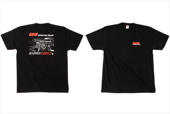 WORKS BELL T-SHIRT RAPFIX GTC BLACK S WB-00040
