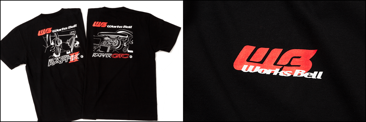 WORKS BELL T-SHIRT RAPFIX II BLACK S WB-00034