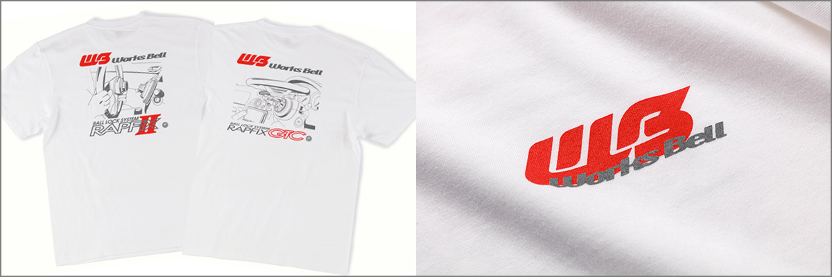 WORKS BELL T-SHIRT RAPFIX GTC WHITE S WB-00035