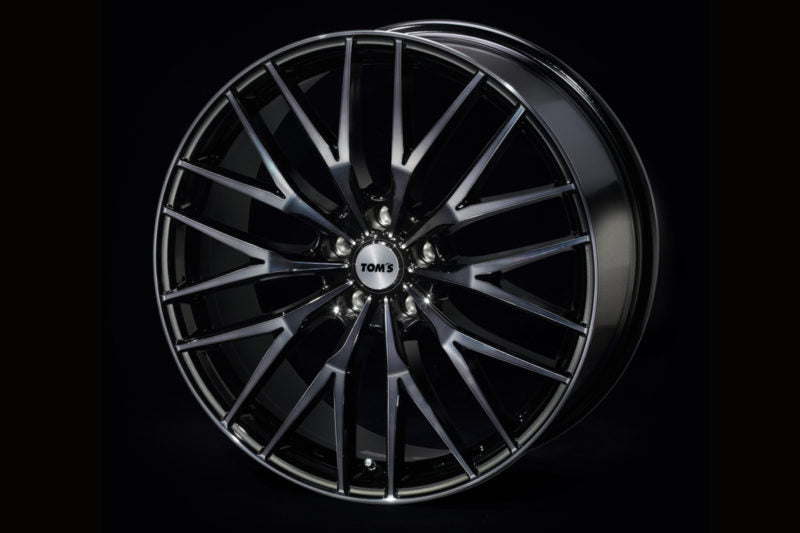 TOMS 20 INCH ALUMINUM WHEEL TW01 20 × 8.5J +45 5H/114.3 BLACK DARK POLISH FOR TOYOTA HARRIER MXUA80 85 42610-TW104