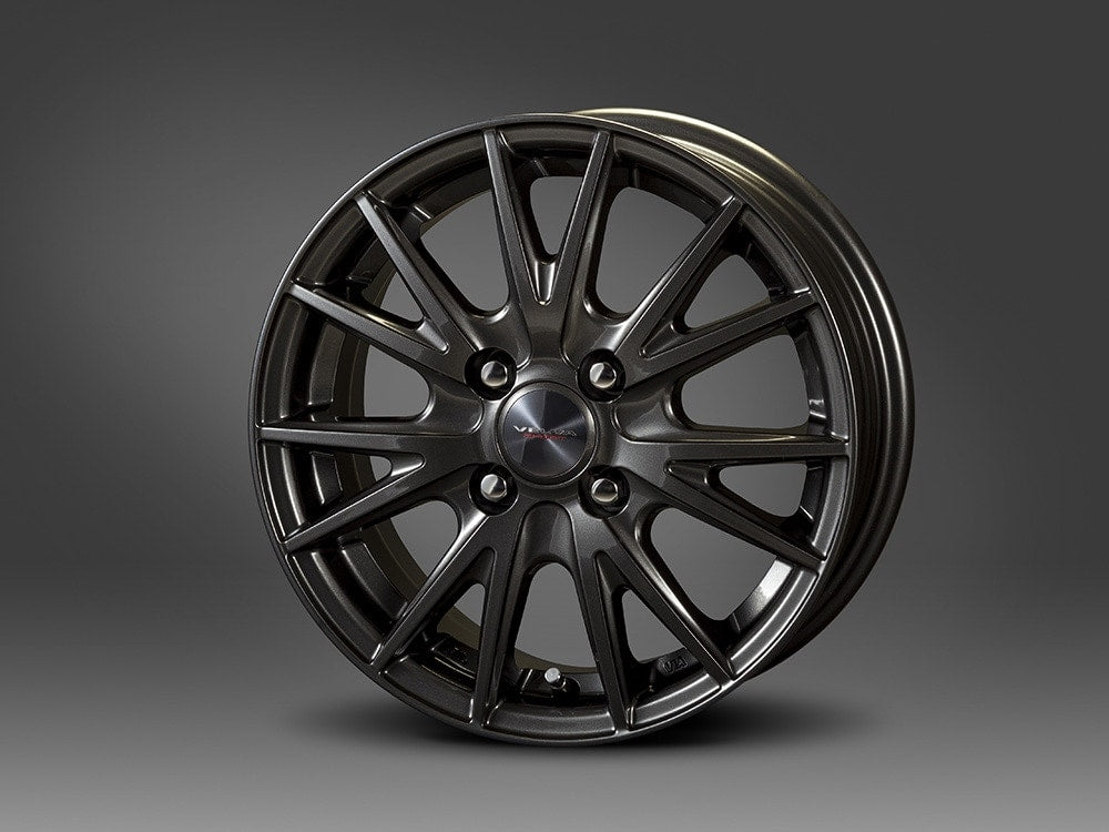 TRD 15 INCHES WHEELS WEDS VELVA SPORT x1  For TOYOTA AQUA 1#  MS213-00111 - Black Hawk Japan