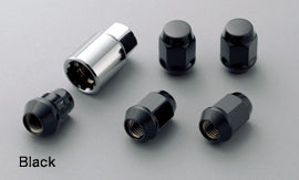 MUGEN Wheel Nut & Lock Set Black  For ODYSSEY RC1 RC2 RC4 08181-MZ3-K0S0-BL