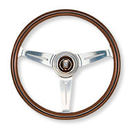 ナルディ　N140 380mm NARDI CLASSIC WOOD LINE WOOD & POLISHED SPOKES 380MM STEERING